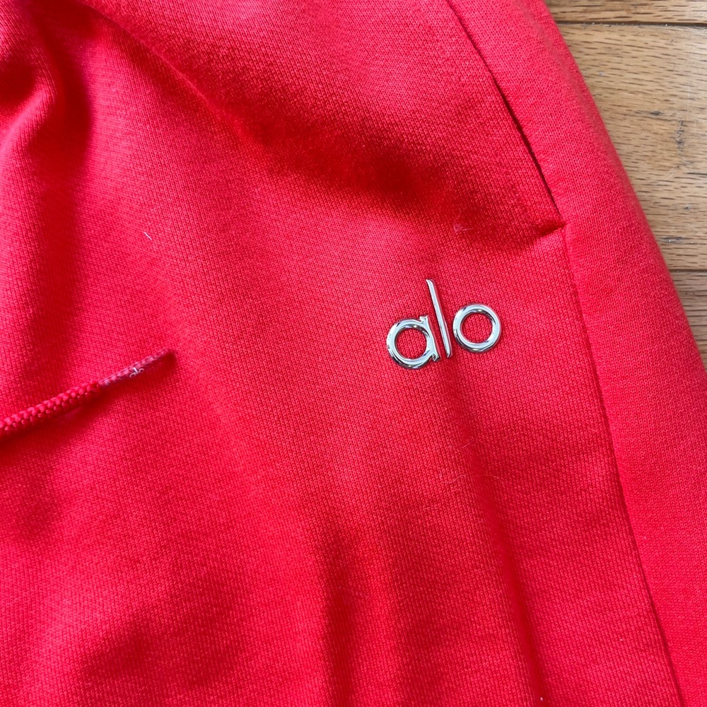 ALO Accolade Red Hot Summer sweatpants. Sold Out! - Picture 6 of 8